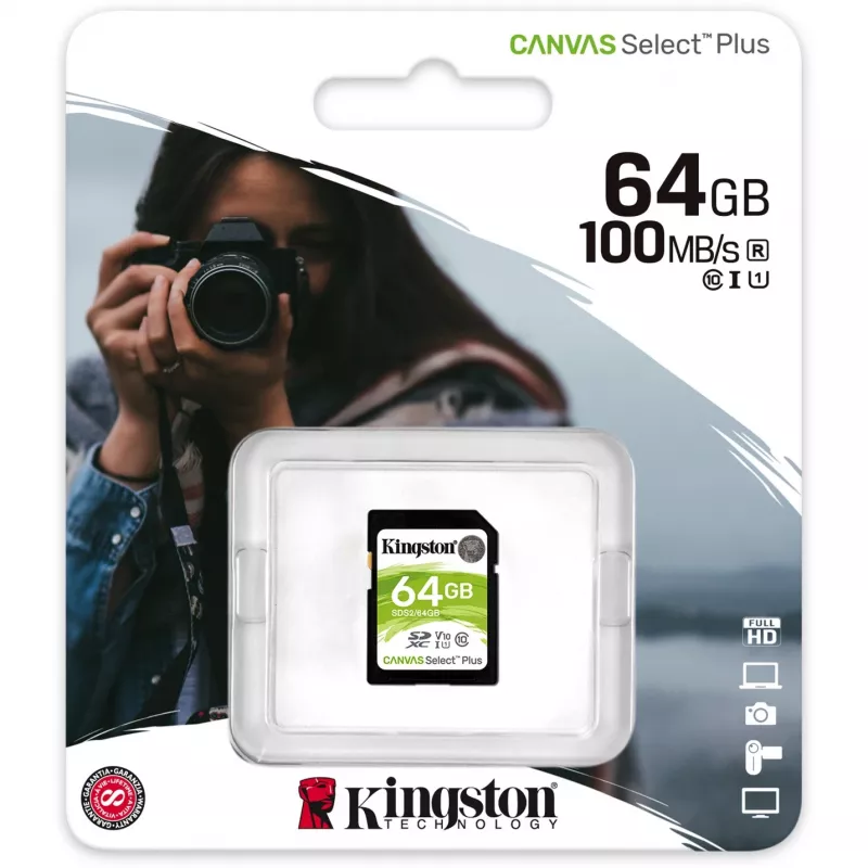 Atmiņas karte SDXC 64GB C10/SDS2/64GB Kingston