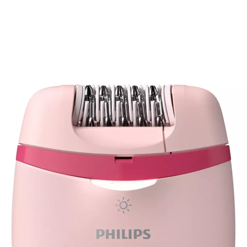 Philips Satinelle Essential BRE285/00 vadu epilators, balts/rozā