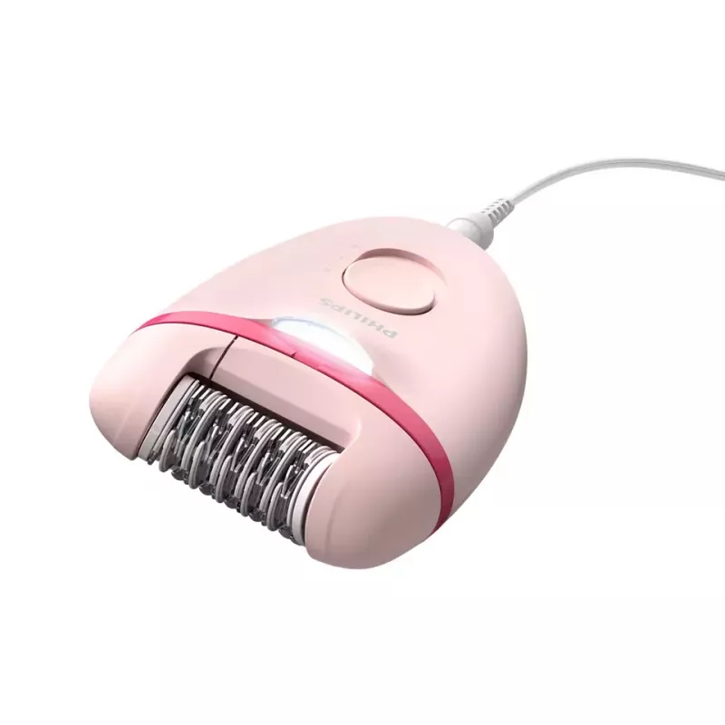 Philips Satinelle Essential BRE285/00 vadu epilators, balts/rozā