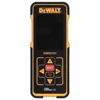 DeWALT DW03101 Lāzera attāluma mērītājs Melns, Dzeltens 100 m