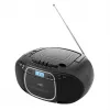 Portatīvais CD atskaņotājs JVC RC-E451B Melns — CD/MP3, Bluetooth, FM 87.5–108 MHz, USB, AUX, 3.2W RMS