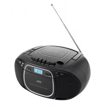 Portatīvais CD atskaņotājs JVC RC-E451B Melns — CD/MP3, Bluetooth, FM 87.5–108 MHz, USB, AUX, 3.2W RMS