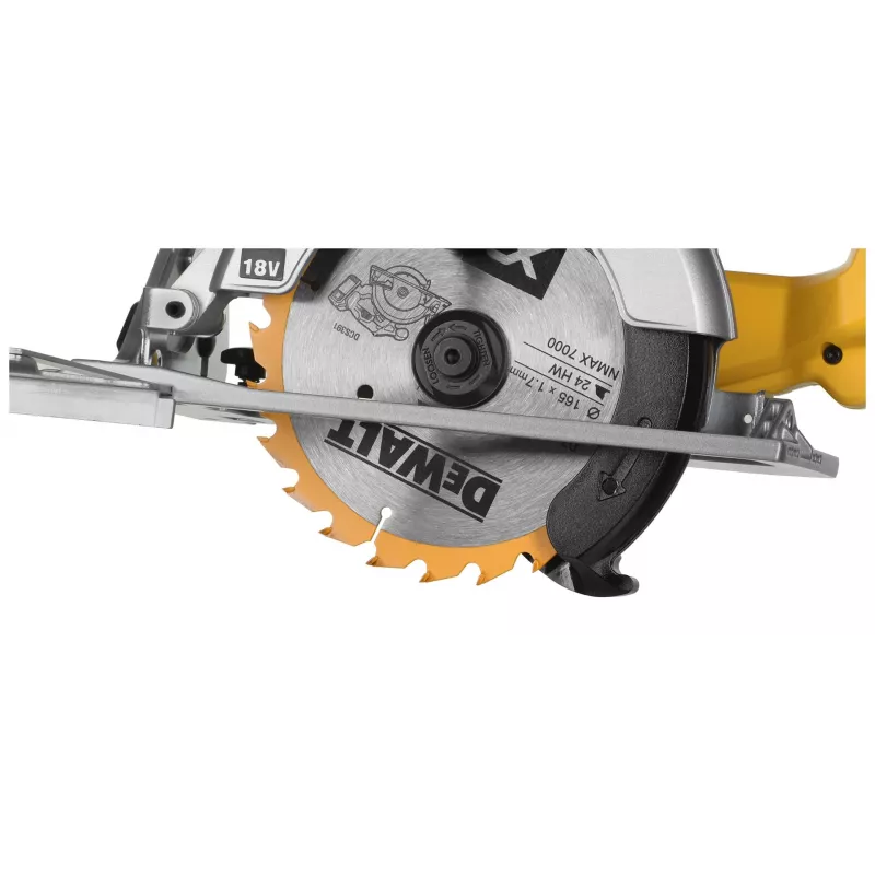 DeWALT DCS391NT ripzāģis Melns, Sudrabs, Dzeltens