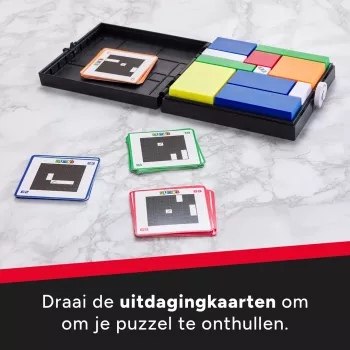 Rubik’s Cube Gridlock spēle – prāta treniņš, iedvesmots no klasiskā Rubika kuba, piemērota pieaugušajiem un bērniem no 7 gadiem