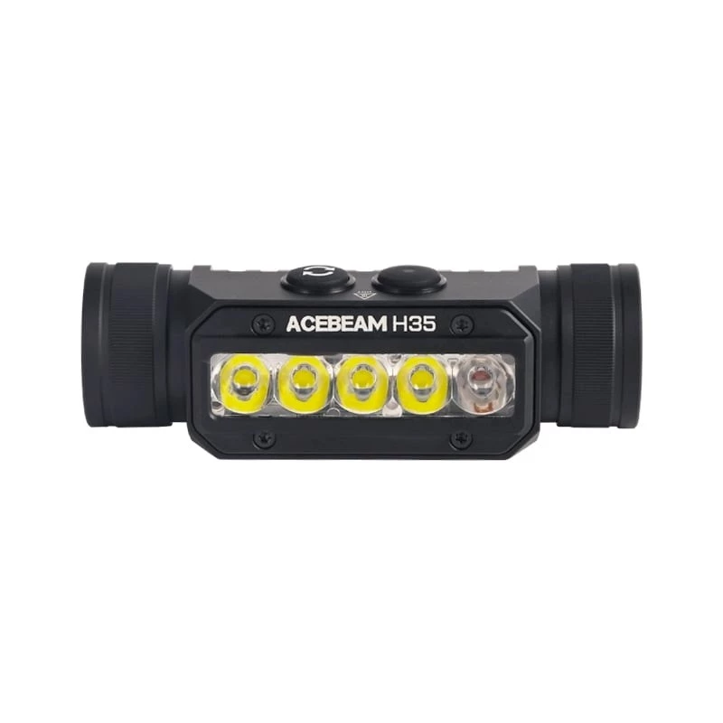 Galvaslampa AceBeam H35 LED — 2600 lm, 170 m, IP68, 18650 3800 mAh, 216 h