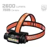 Galvaslampa AceBeam H35 LED — 2600 lm, 170 m, IP68, 18650 3800 mAh, 216 h