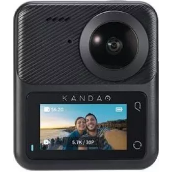 Action kamera KanDao QooCam 3 QCM0301 divu objektīvu 360° 4K video