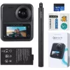 KanDao QooCam 3 Travel Combo — 360° darbības kamera, 4K video, 3D atbalsts