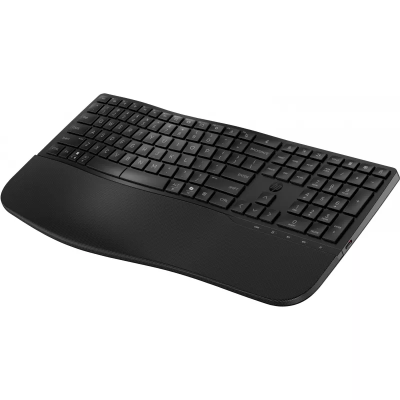 HP 680 Comfort Divrežīmu bezvadu tastatūra, pilna izmēra, melna, Bluetooth