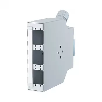 Šķiedru optikas sadales panelis MetzConnect 150240000010E, SC-Duplex, pelēks, 6 porti