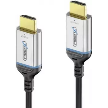FiberX HDMI kabelis 15m FX-I380-015 2.1 48 Gbit/s Melns