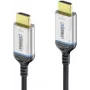 FiberX HDMI kabelis 15m FX-I380-015 2.1 48 Gbit/s Melns