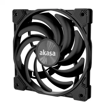 Akasa Alucia XS Slim-Fan 120 mm - melns