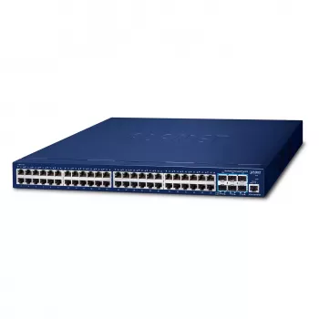 Pārvaldāms L3 Gigabitu Ethernet slēdzis PLANET SGS-6310-48T6X 48 porti 1U