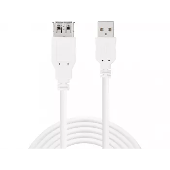 SANDBERG USB kabelis - USB (sieviete) uz USB (vīrietis) - 1.8 m