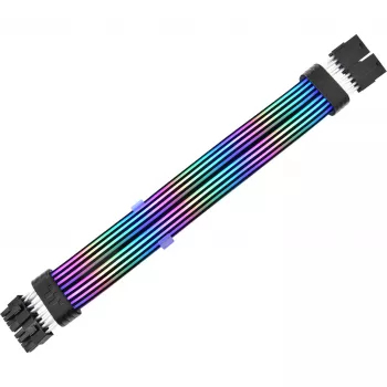 Lentes kabelis THERMALTAKE AC-082-CN1NAN-A1 8-pin sievišķais-sievišķais, melns, 0,272 m