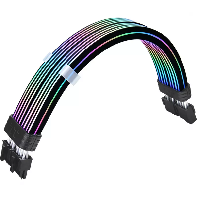Thermaltake Tt Mod ARGB 8 kontaktu kabelis, 300 mm, melns, AC-082-CN1NAN-A1