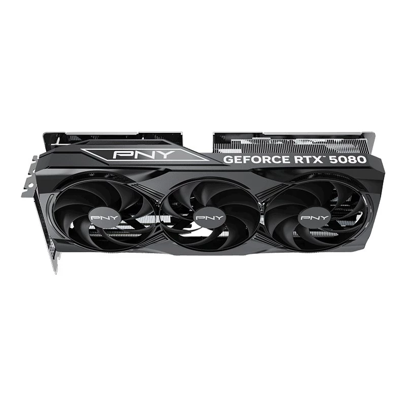 PNY GeForce RTX 5080 Triple Fan Grafiskā karte, 16 GB GDDR7, PCI Express 5.0
