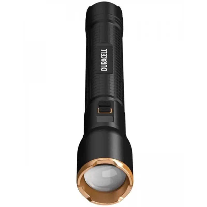 Kabatas lukturītis Duracell DF4000R melns – atkārtoti uzlādējams, kompakts