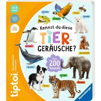 tiptoi Grāmata “Vai tu pazīsti šīs dzīvnieku skaņas?”, Mācību grāmata