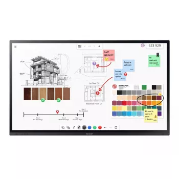 Sharp PN-LA862 86 collu interaktīvais displejs 4K Ultra HD pieskāriens melns