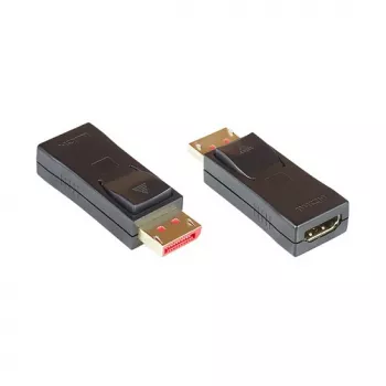 Alcasa HDMI-DP14G kabeļa interfeisa/dzimuma adapteris Displayport melns (HDMI-DP14G)