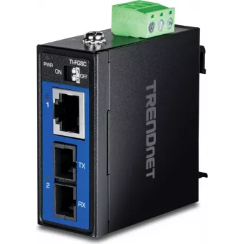 TRENDnet TI-FGSC Industriālais mediju pārveidotājs Multi-Mode SC 1km