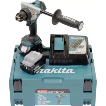 Bezvadu urbjskrūvgriezis Makita DDF492RTJ 18V ar divām baterijām