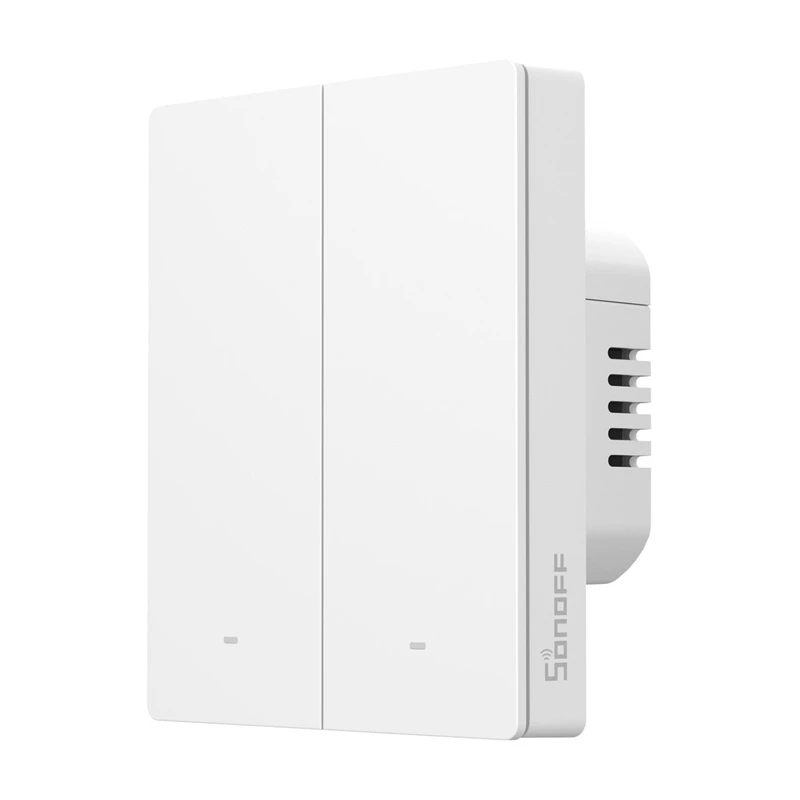 Sonoff ZBM5-2C-80W (2 kanālu) Zigbee viedais pieskārienu sienas slēdzis