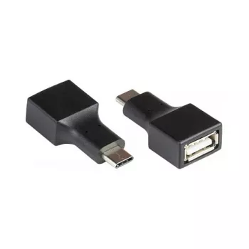 Pārejas savienotājs USB C uz USB A Alcasa USB-AD201 Melns