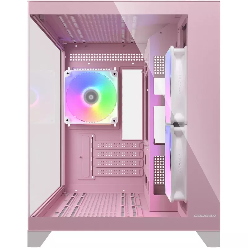 Mini Tornis PC Korpuss Cougar FV150 ARGB — Rozā