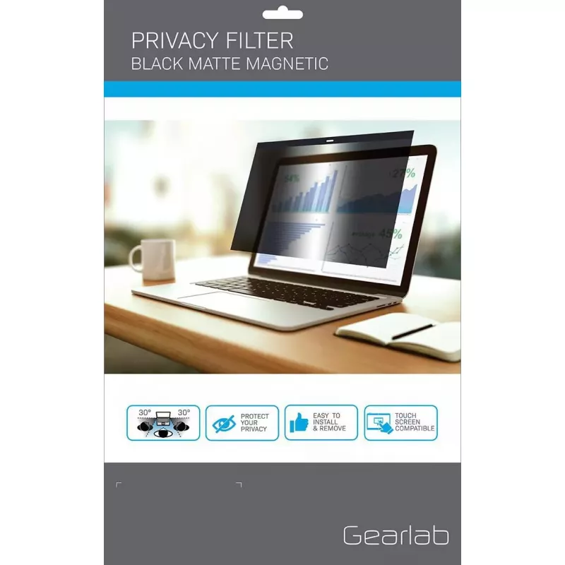 Bezrāmju privātuma filtrs eSTUFF GLBM13293190 33,8 cm 16:9