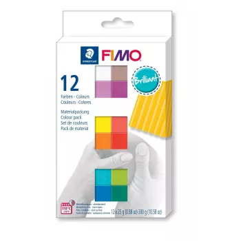 Māla modelēšanas komplekts Staedtler FIMO 8023 C Spilgtas krāsas