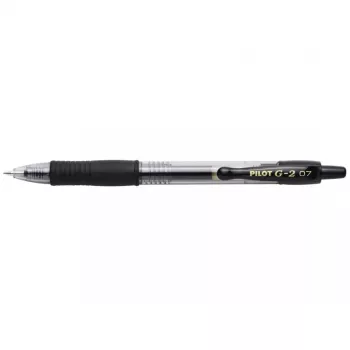 Pilot G2 07 melna (BL-G2-7-B) (BLG27B)