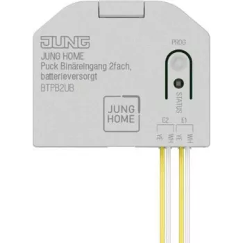 Jung BT P B2 U B JUNG HOME Puck Binary Input 2-vadu, baterijas darbināms TE (BTPB2UB)