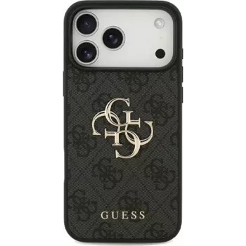 GUESS Hard Cover 4G Big Metal Logo Grey Apple iPhone 17 Pro Max
