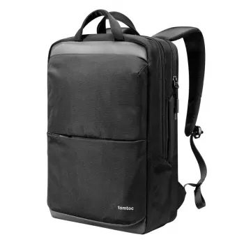 Mugursoma Tomtoc Explorer-T71 24L — ceļojumu mugursoma klēpjdatoram (melna)