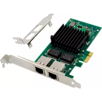 Tīkla karte MicroConnect I350-T2 PCIe x1 Divu Portu 1GbE