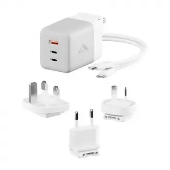ALOGIC Rapid Power 3x100 100 W GaN ceļojuma lādētājs vairākām valstīm (WCM3X100G)