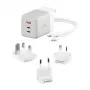 ALOGIC Rapid Power 3x100 100 W GaN ceļojuma lādētājs vairākām valstīm (WCM3X100G)