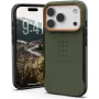 UAG Urban Armor Gear Civilian MagSafe Maciņš | Apple iPhone 17 Pro | olīvu/pop oranžs | 114545117297