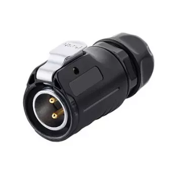 Vadu savienotājs S1 Power 2-pin Melns Alcasa IC01-20P201