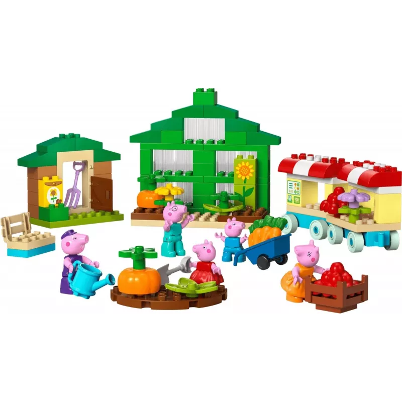 DUPLO Peppa Pig 10461 Vectēva Cūkas dārzs un siltumnīca būvēšanas bloki