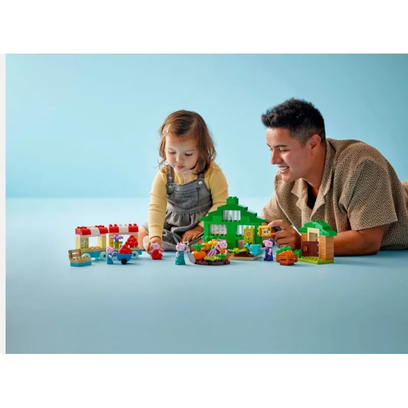 DUPLO Peppa Pig 10461 Vectēva Cūkas dārzs un siltumnīca būvēšanas bloki