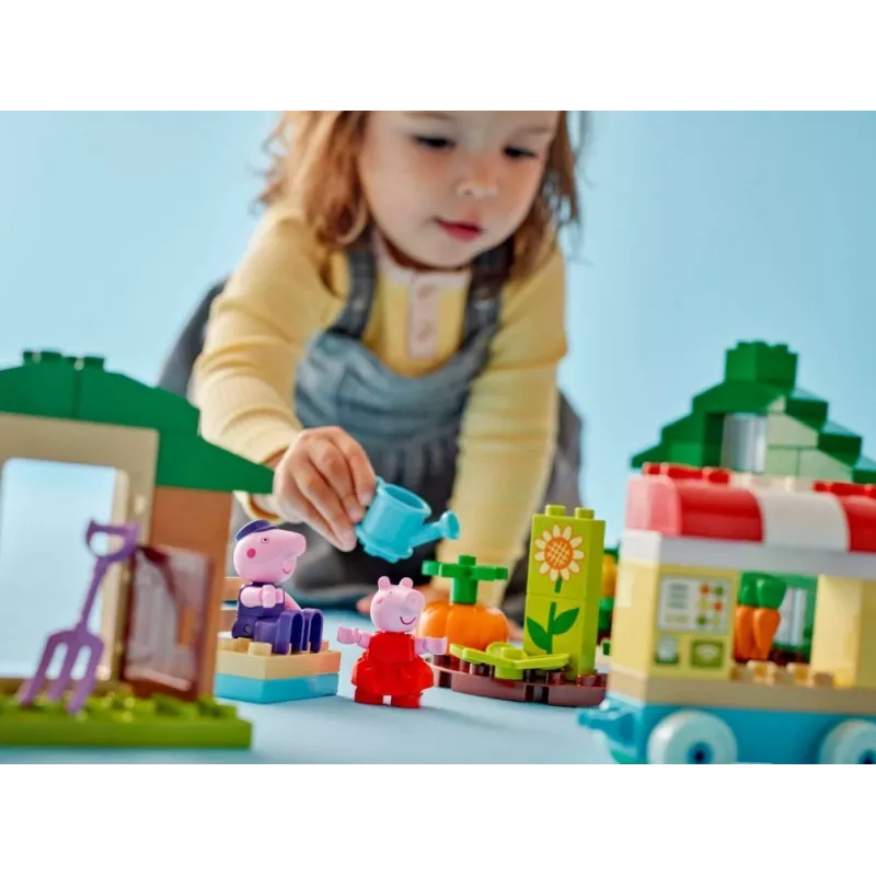 DUPLO Peppa Pig 10461 Vectēva Cūkas dārzs un siltumnīca būvēšanas bloki