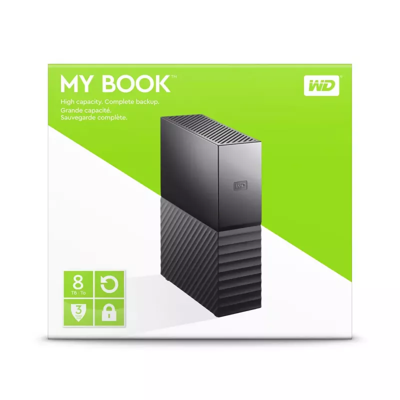 Ārējais cietais disks Western Digital 8TB USB 3.2 My Book