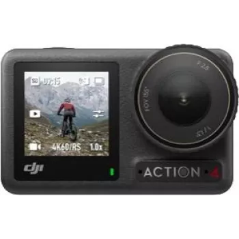 Action kamera DJI Osmo Action 4 Essential Combo — 4K, Melna