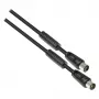 Good Connections S-PAK015S SAT antenas kabelis, coax spraudnis uz coax ligzdu, 1,5 m, melns