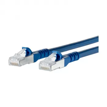 METZ CONNECT 1308450544-E 0,5m Cat6a S/FTP (S-STP) Zils tīkla kabelis