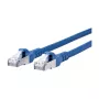 METZ CONNECT BTR - Patch-Cable - RJ-45 (vīriešu) uz RJ-45 (vīriešu) - 3,0m - STP - CAT 6a - Ekranēts, bez halogēna, ar aizsargvāciņu - Zils (1308453044-E)